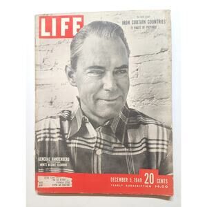 1949 Life Magazine Dec. 5 General Vandenberg Iron Curtain Countries - M442